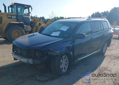 2012 Toyota Highlander Se V6 из США, поврежденный, VIN 5TDBK3EH6CS104416